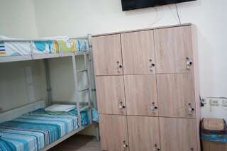 Хостелы Hostel Plovdiv Пловдив Односпальная кровать в общем номере с 6 кроватями-6